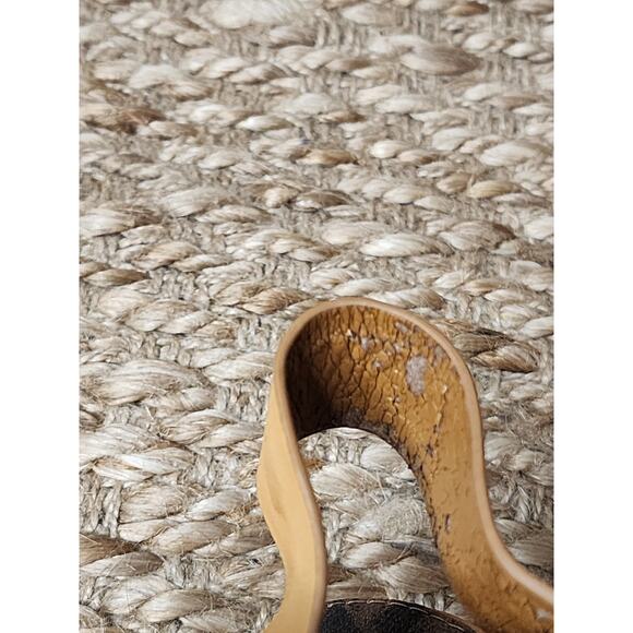 Sam Edelman Women's Pink Snake Skin Cork High Wedge Sandals Shoes Size 10M - Picture 12 of 12